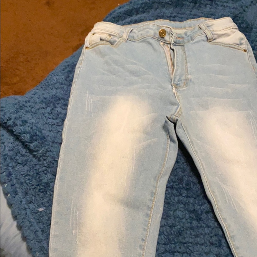 Light blue jeans